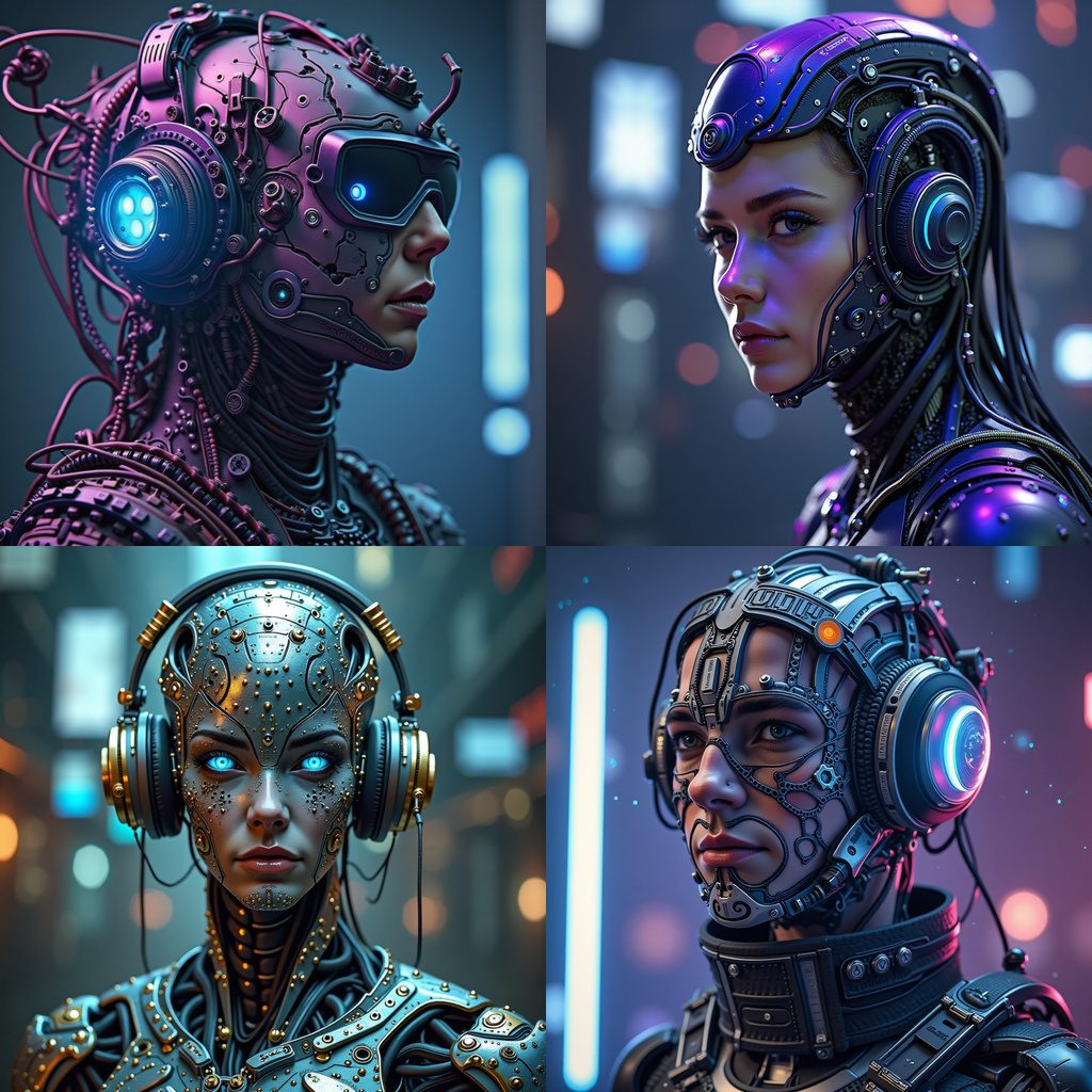 Cybernetic Portraits Grid